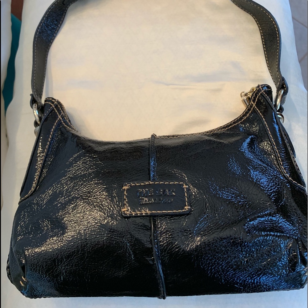EUC The Sak black patent leather purse